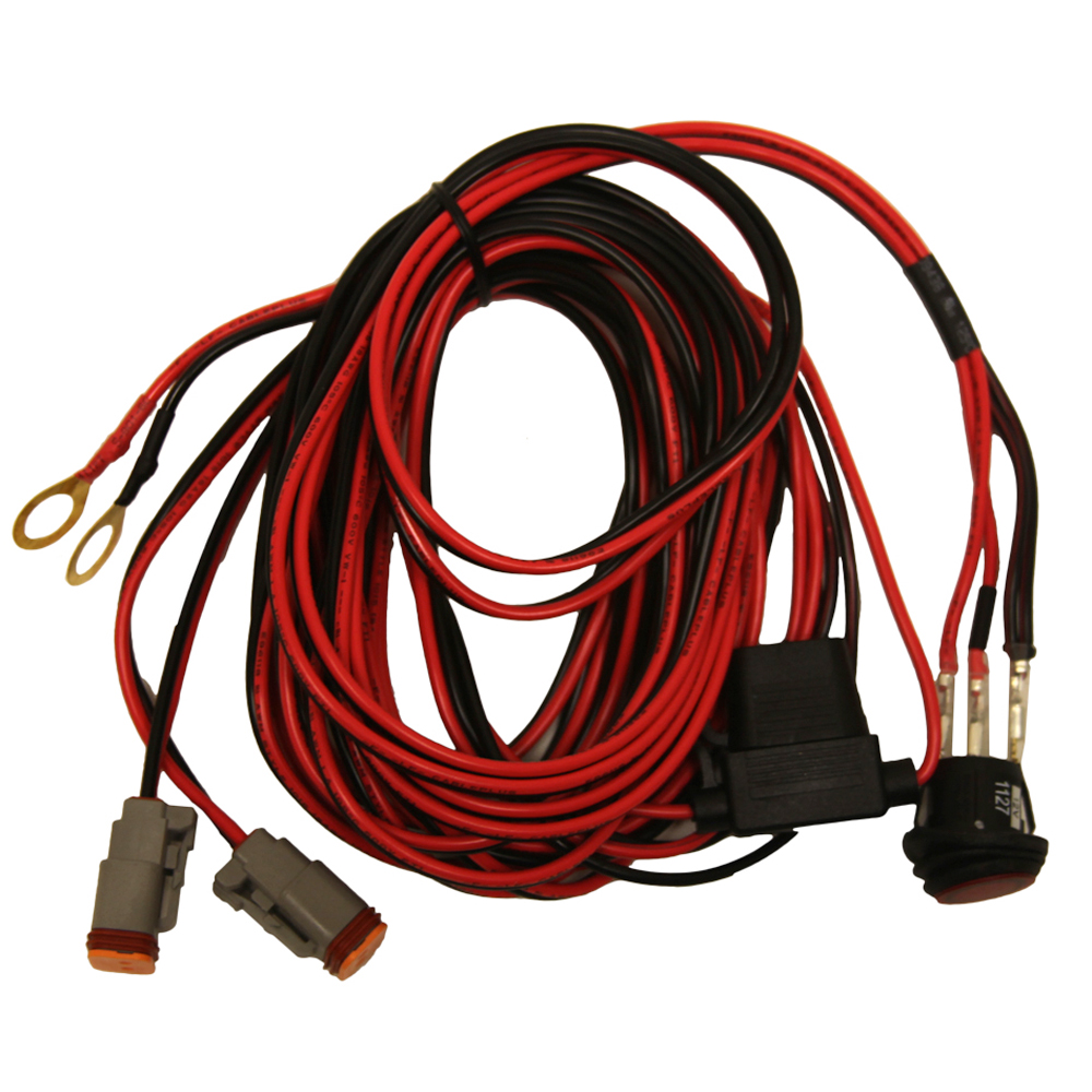 RIGID Wire Harness, Fits D-Series Pair And SR-Q Series Pair With 4 LEDs
