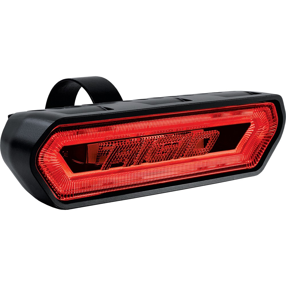 RIGID Chase, Rear Facing 5 Mode LED Light, Red Halo, Black Housing