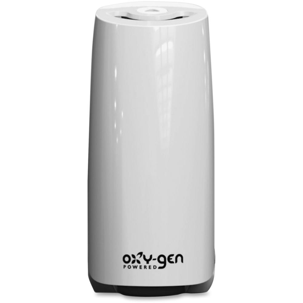 RMC Oxy-Gen Powered Dispenser - 3000 ft Coverage - 2 x AA Battery - 6 / Carton - White