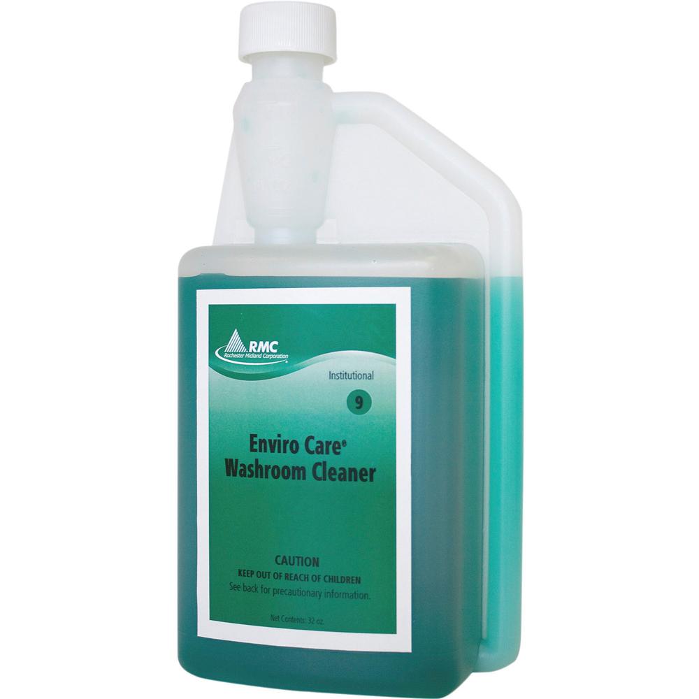 RMC Enviro Care Washroom Cleaner - Concentrate Liquid - 32 fl oz (1 quart) - 1 Each - Blue, Green