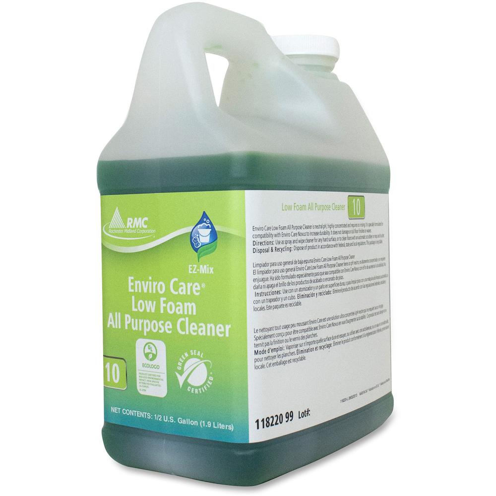 RMC Enviro Care All-purpose Cleaner - Concentrate Liquid - 64.2 fl oz (2 quart) - 4 / Carton - Green