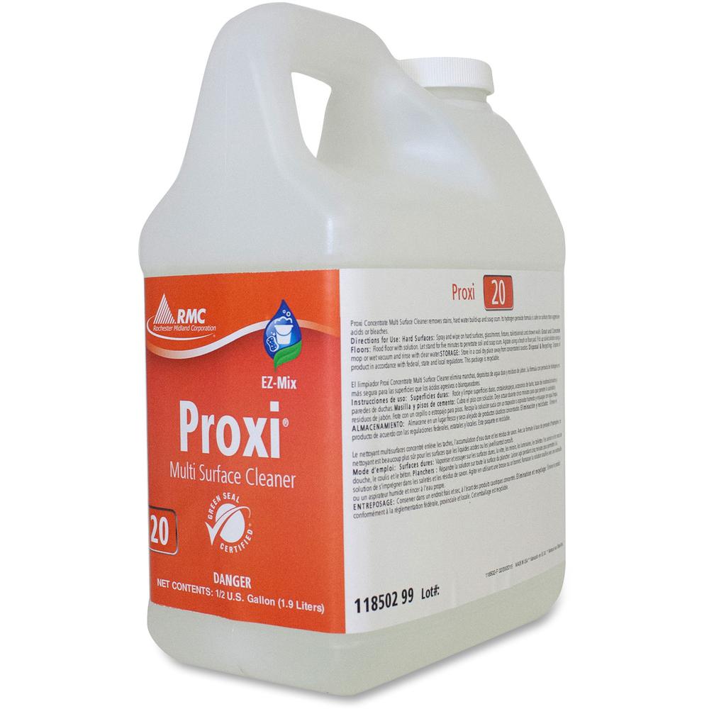 RMC Proxi Multi Surface Cleaner - Concentrate - 64 fl oz (2 quart) - 4 / Carton - Clear