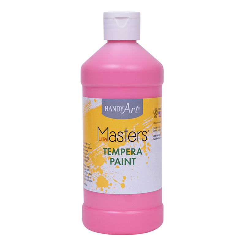 Little Masters Tempera Paint, Pink, 16 oz