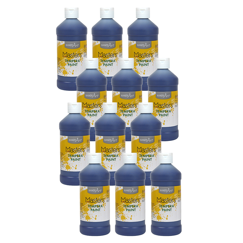 Little Masters Tempera Paint, Violet, 16 oz., Pack of 12