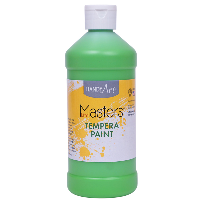Little Masters Tempera Paint, Light Green, 16 oz