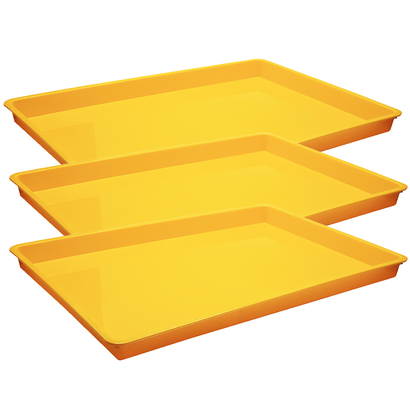 Large Creativitray, Yellow, Pack of 3