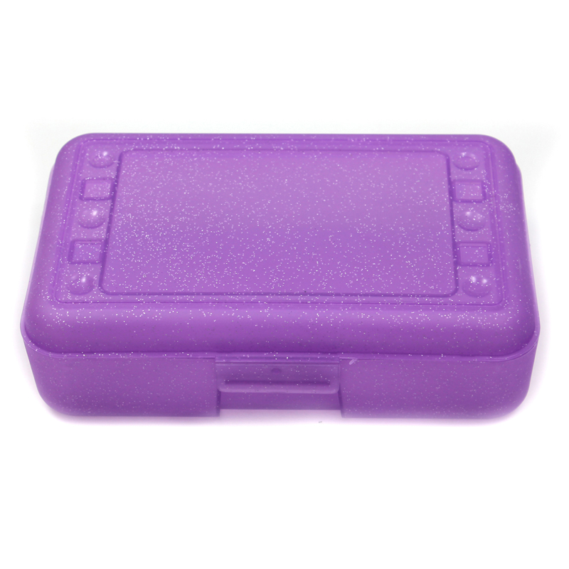 Pencil Box, Purple Sparkle