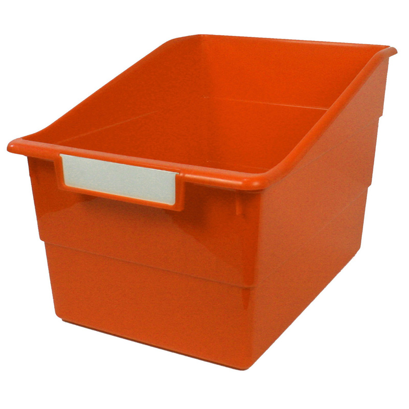 Tattle Wide Shelf File, Orange
