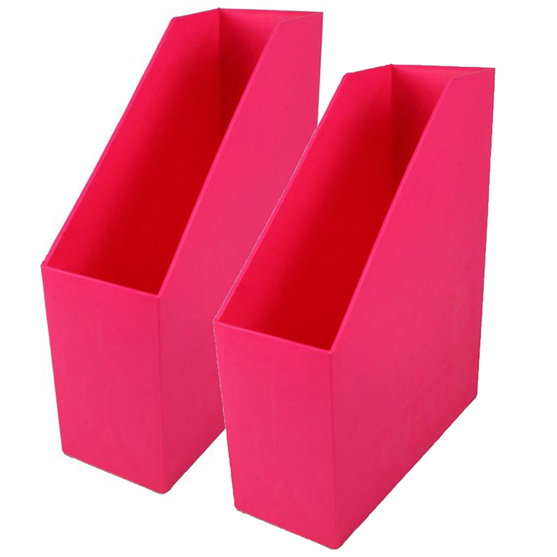 Magazine File, Hot Pink, Pack of 2