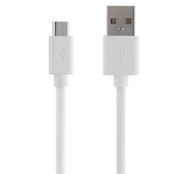 4 ft Micro to USB Cable White