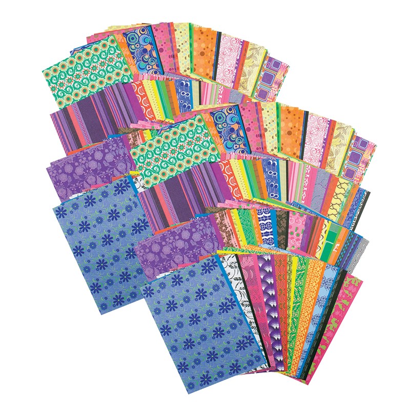 Decorative Hues Paper, 5.5" x 8.5", 192 Sheets Per Pack, 2 Packs