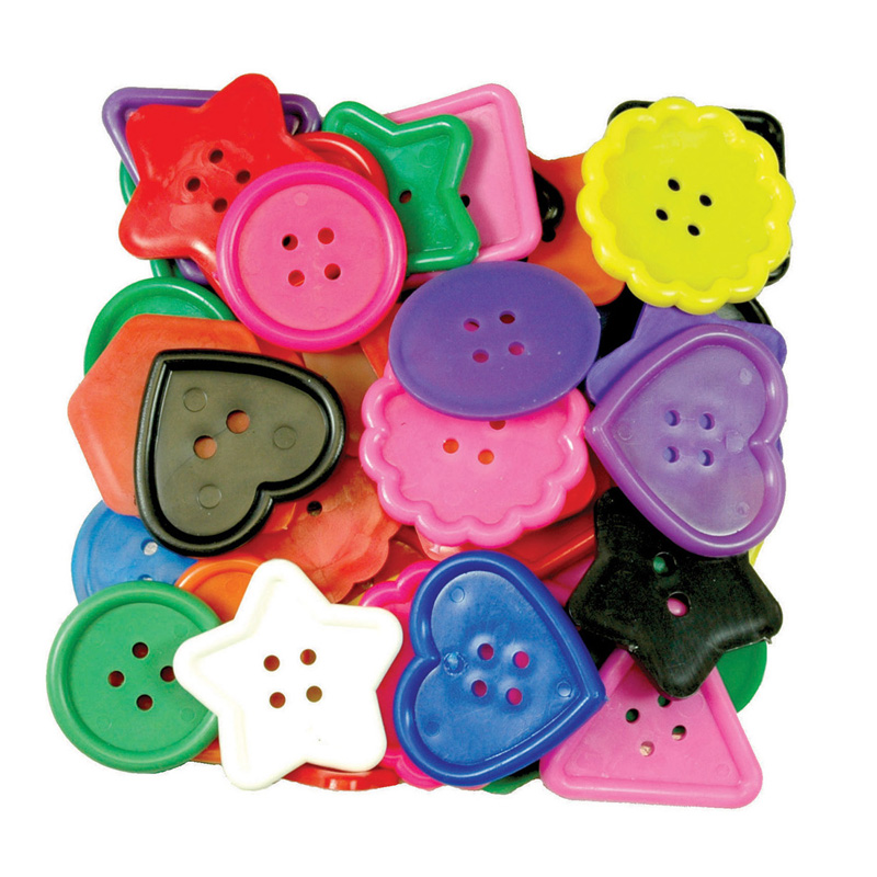 Really Big Buttons, 8 Shapes, 1 lb