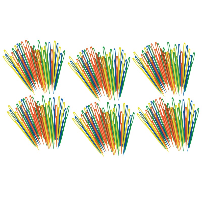 Plastic Lacing Needles, 32 Per Pack, 6 Packs