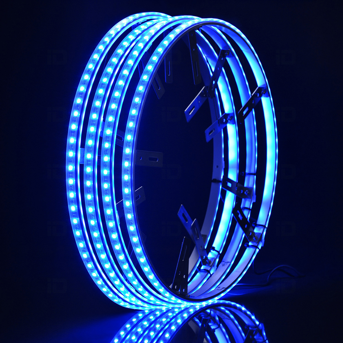 Racesport 15In LED  Wheel Kit 4 Mounting Rings