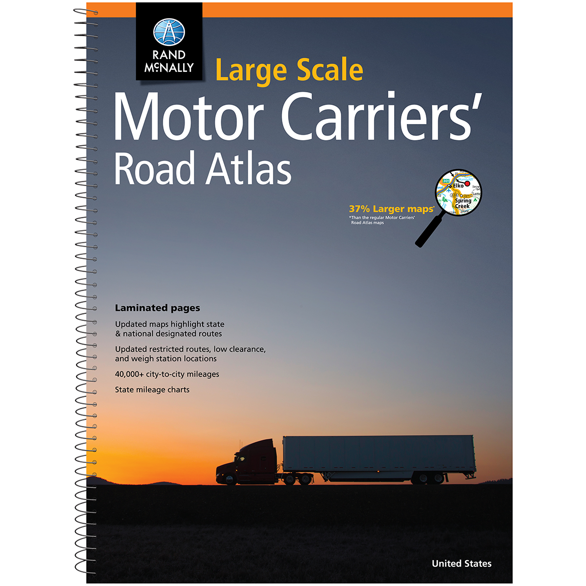 Large Scale Motor Carriers Road Atlas