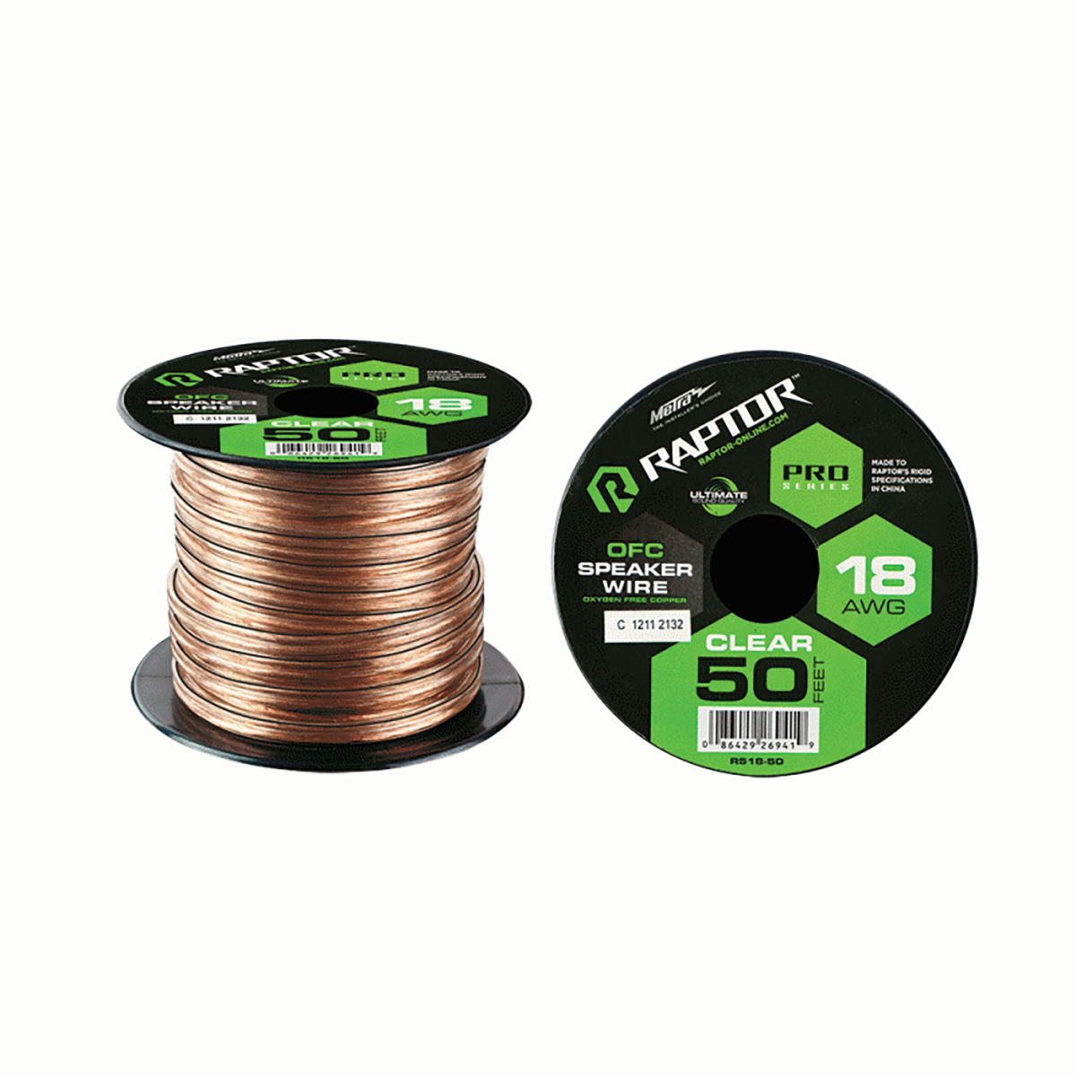 50ft 18AWG Pro Series OFC Speaker Wire