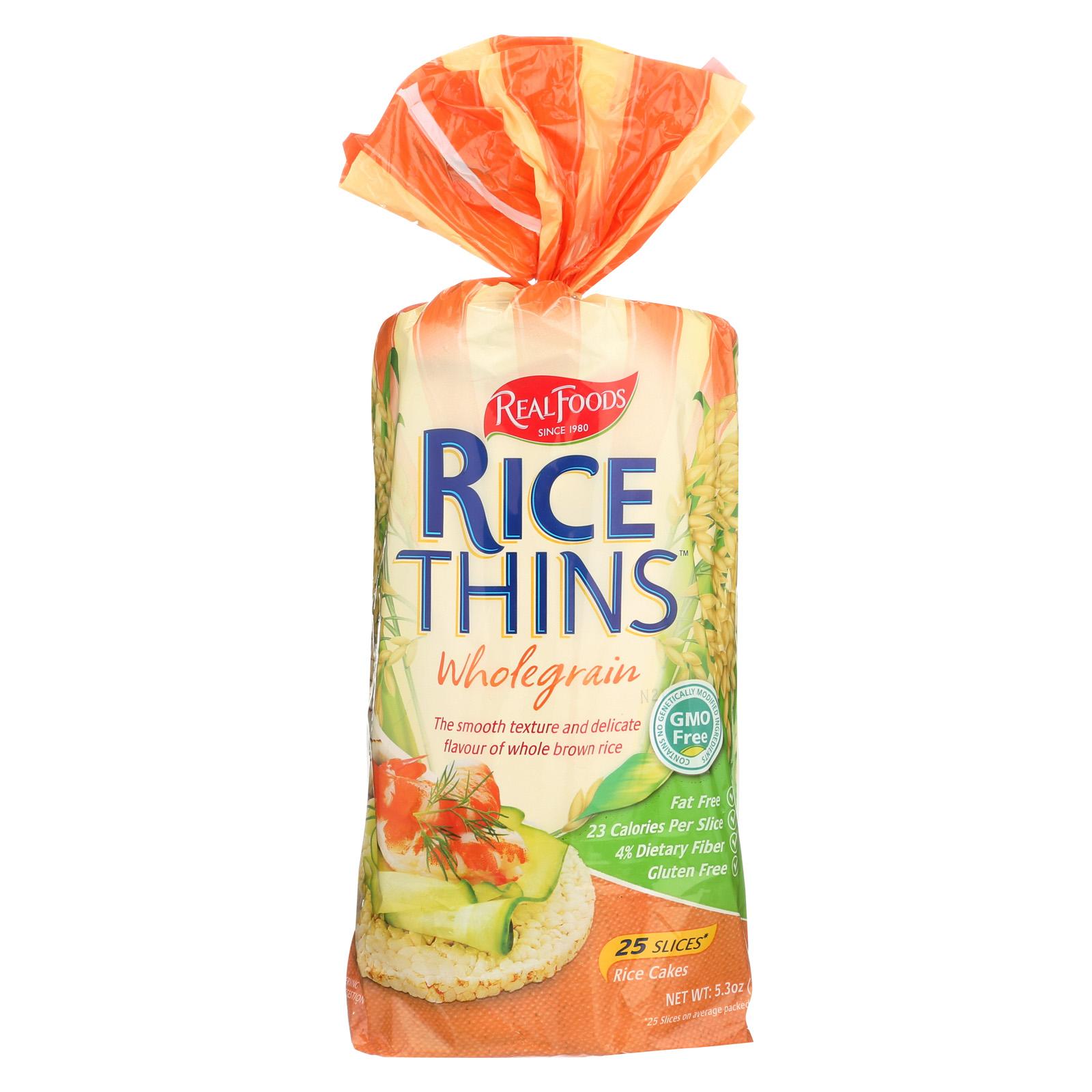Real Foods Wg Rice Thins (6x5.3OZ )