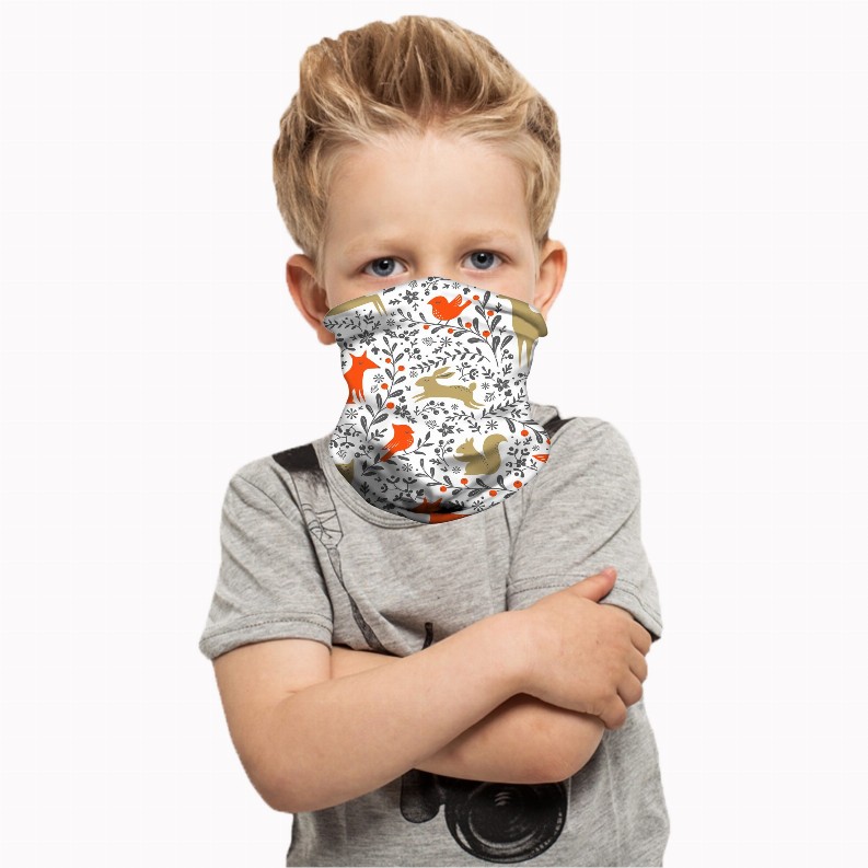Cooling Neck Gaiter/Balaclava/Magic Scarf Headband & Face Mask For Kids - Flexible Rabbit