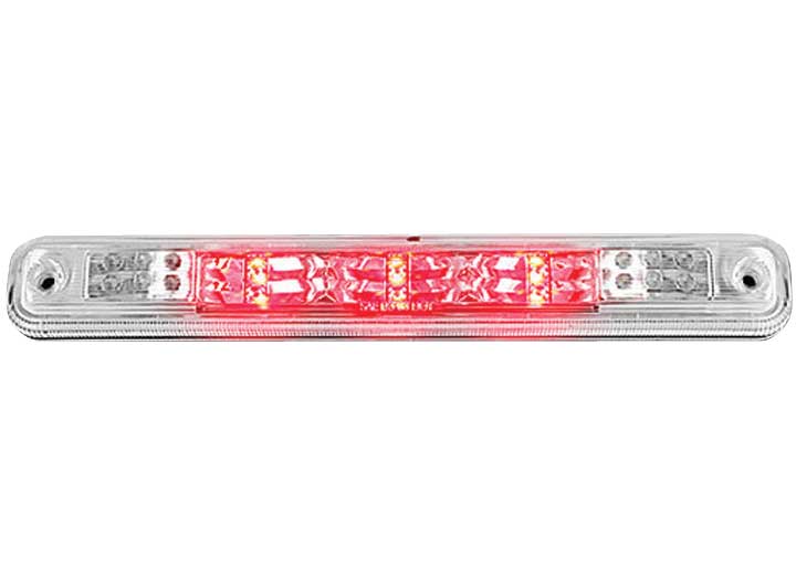 94-98 C/K GM SILVERADO/SIERRA RED LED 3RD BRAKE LIGHT KIT W/WHITE LED CARGO LIGHTS CLEAR LENS