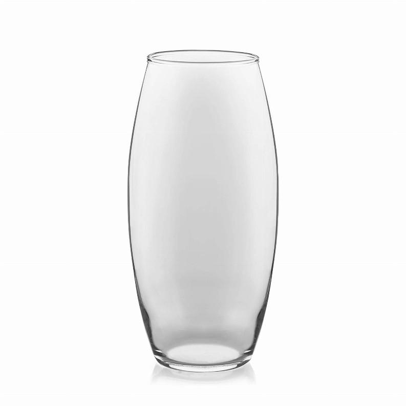 VERRE Clear Glass 10" Bullet Vase