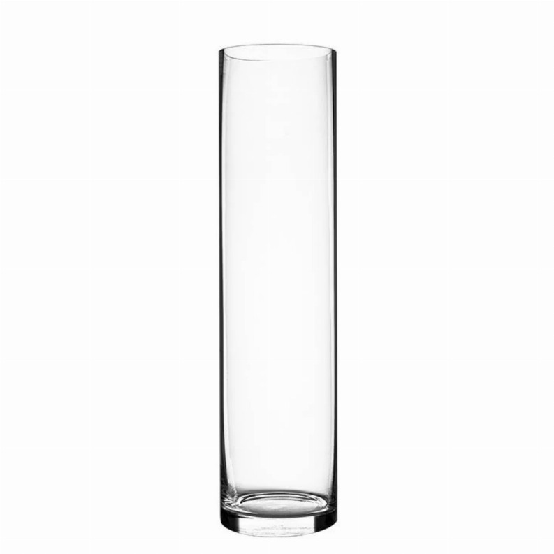 VERRE Glass Cylinder Vase - 26" Clear