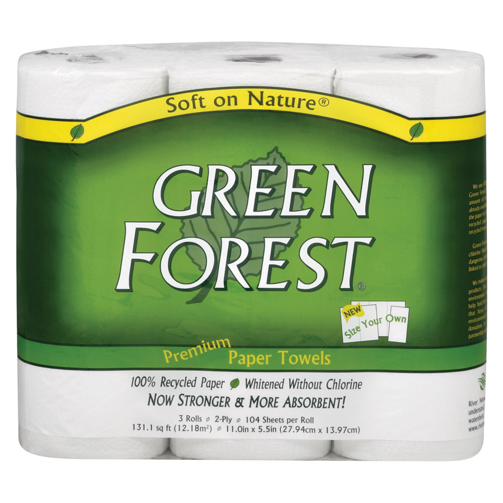Green Forest Paper Towel Size Your Own (10x3 Pack)