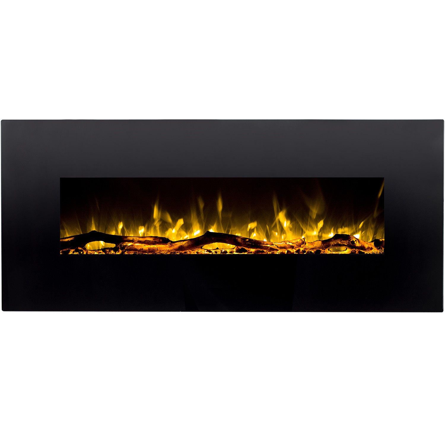 Regal Flame Madison 35" Log Ventless Heater Electric Wall Mounted Fireplace Better than Wood Fireplaces, Gas Logs, Fireplace Ins