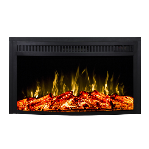 Gibson Living 23 Inch Curved Ventless Heater Electric Fireplace Insert