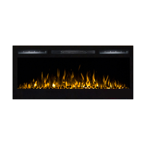 Gibson Living GL2036CC Madison 36 Inch Crystal Recessed Wall Mounted Electric Fireplace