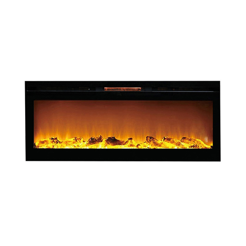 Moda Flame MFE5060WS 60" Cynergy XL Built-in Wall Mounted Electric Fireplace - Pebble Stone