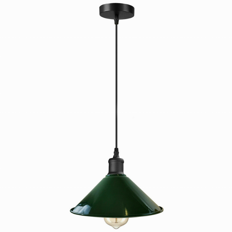 Vintage Cone Shade Easy Fit Pendant Light