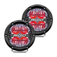 360-SERIES 4 INCH LED OFF-ROAD DRIVE BEAM RED BACKLIGHT PAIR