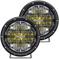 360-SERIES 6 INCH LED OFF-ROAD DRIVE BEAM WHITE BACKLIGHT PAIR