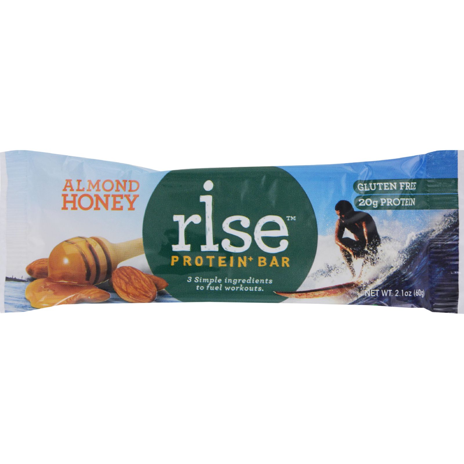 Rise Foods Almond Honey Protein Bar (12x2.1 Oz)