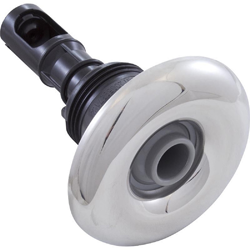 Jet Internal, Rising Dragon Quantum, 2-1/2" Face, Screw In, Directional, Smooth Gray w/ Stainless Escutcheon