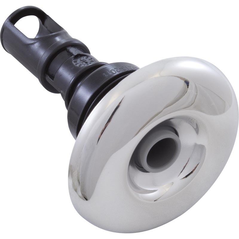 Jet Internal, Rising Dragon Quantum, 2" Face, Screw In, Directional, Smooth, Gray w/ Stainless Escutcheon
