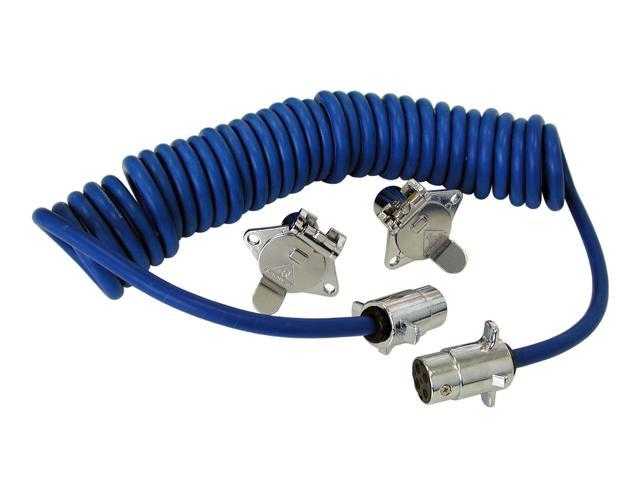4-WIRE FLEXO-COIL POWER CORD KIT WITH PLUGS AND SOCKETS