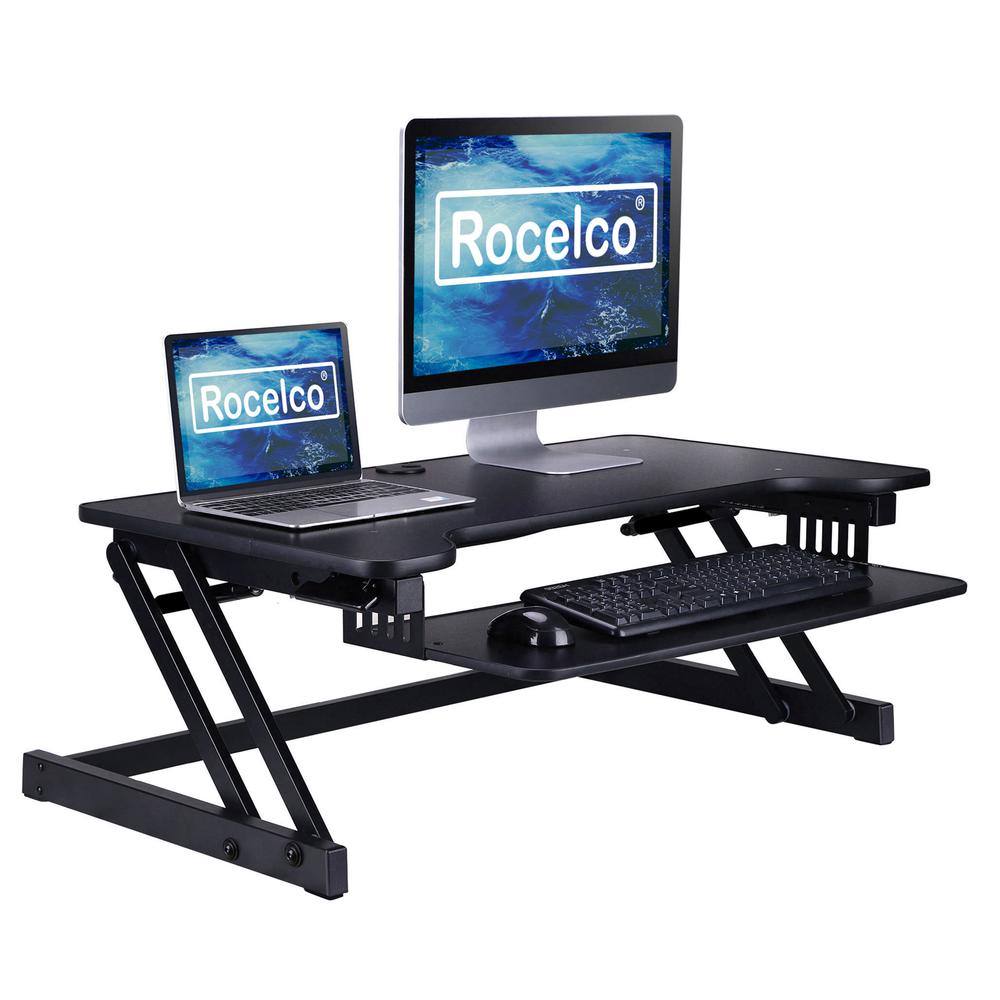 Rocelco 37.5" Deluxe Height Adjustable Standing Desk