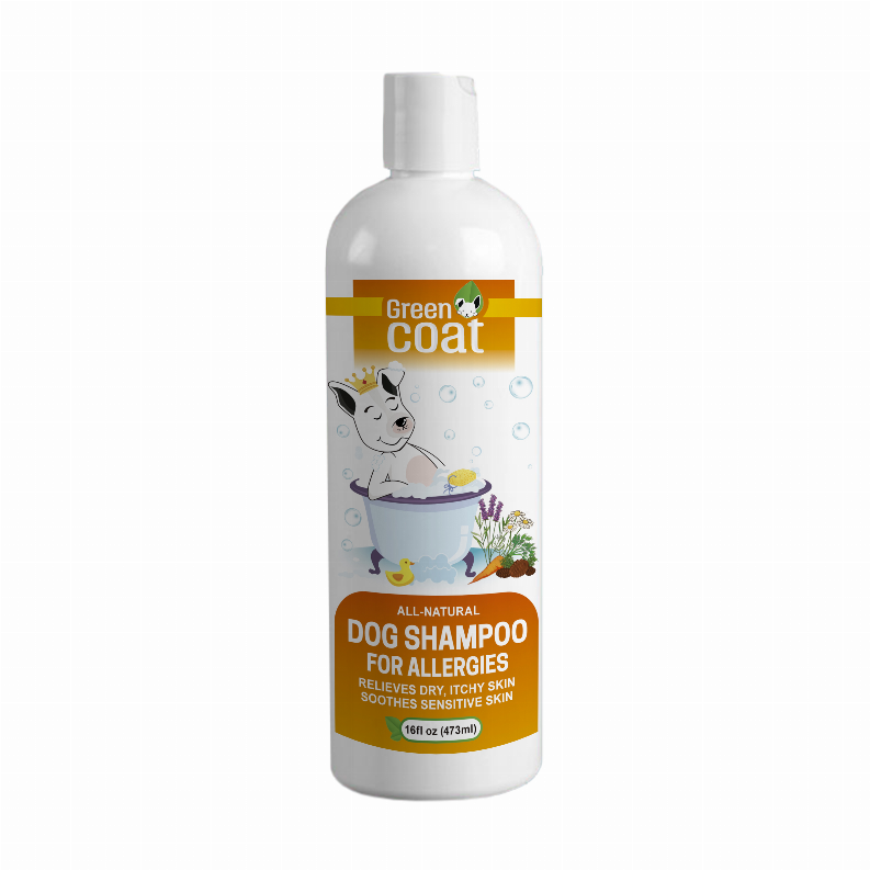All-Natural Dog Shampoo - 16 oz Orange For Allergies