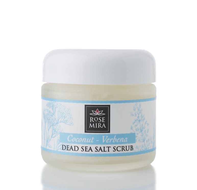 Coconut Verbena Dead Sea Salt Body Scrub - 2oz