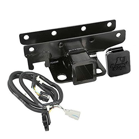 07-16 WRANGLER RECEIVER HITCH KIT WITH WIRE HARNESS,RR LOGO