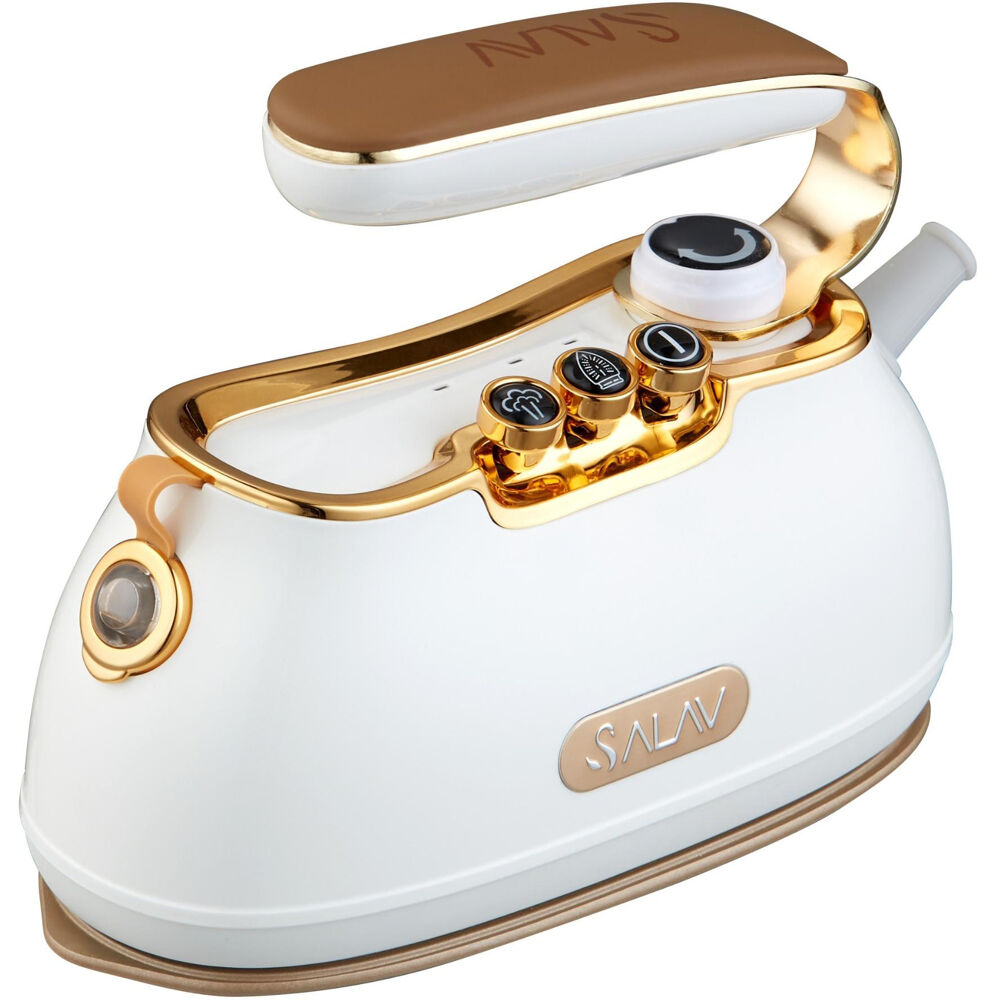 Salav Retro Edition Duopress Steam and Iron, Ceramic Coated Plate