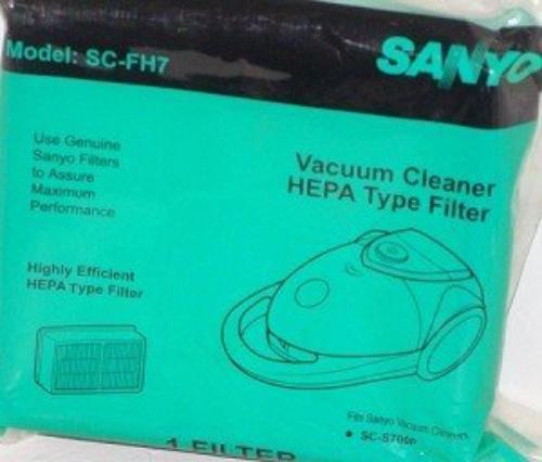 Sanyo SCFH7 Filter Hepa Type Fits Sanyo Vacuum Cleaner Model