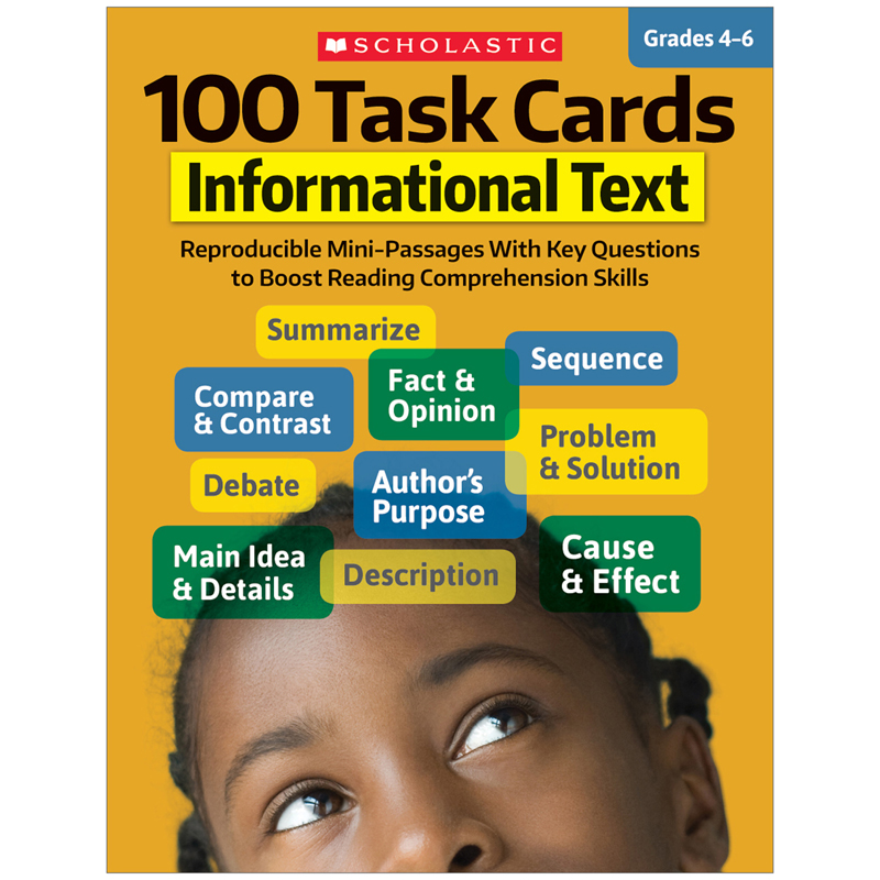 100 Task Cards: Informational Text, Grade 4-6