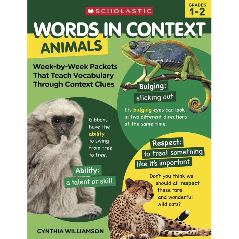 Words In Context: Animals, Grades 1-2