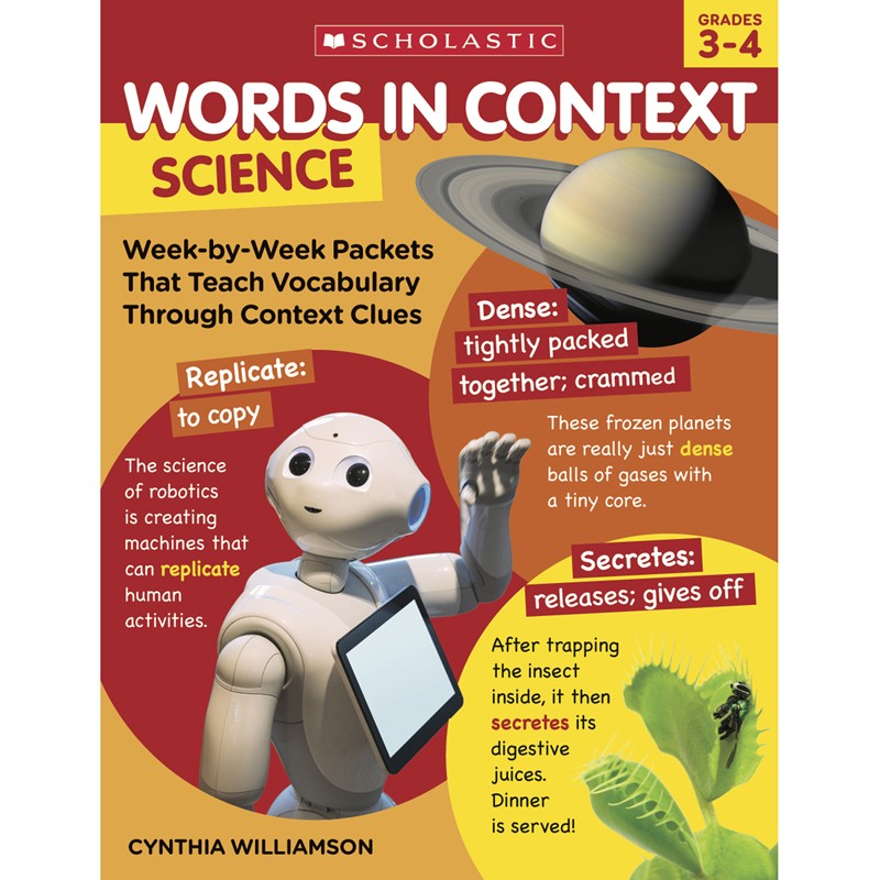 Words In Context: Science, Grades 3-4