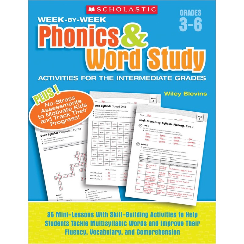 Week-by-Week Phonics & Word Study Book
