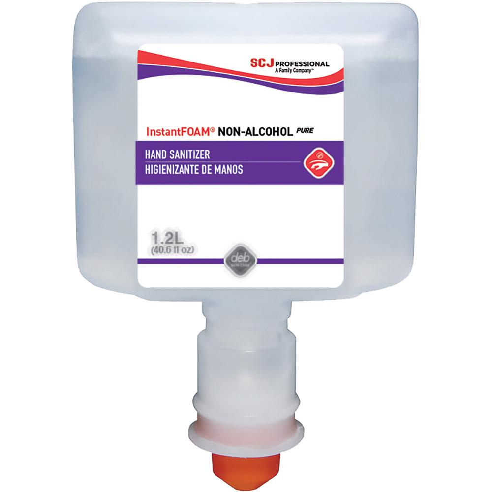 SC Johnson Hand Sanitizer Foam Refill - 40.6 fl oz (1200 mL) - Kill Germs - Hand - Clear - Alcohol-free, Non-drying, Dye-free, U