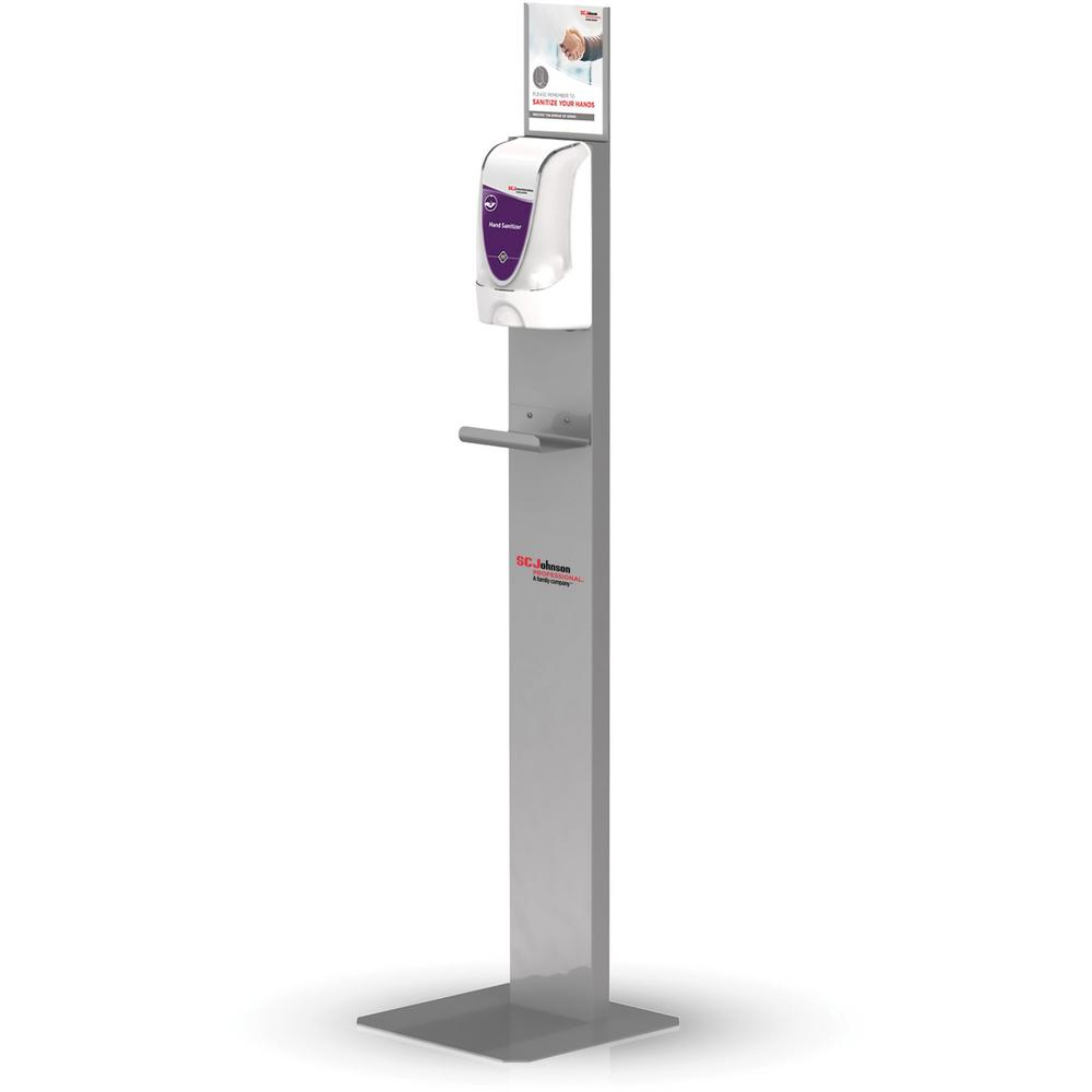 SC Johnson Hand Hygiene Touch-free Dispenser Stand - Automatic - Touch-free, Sturdy, Durable, Wear Resistant, Tear Resistant - S