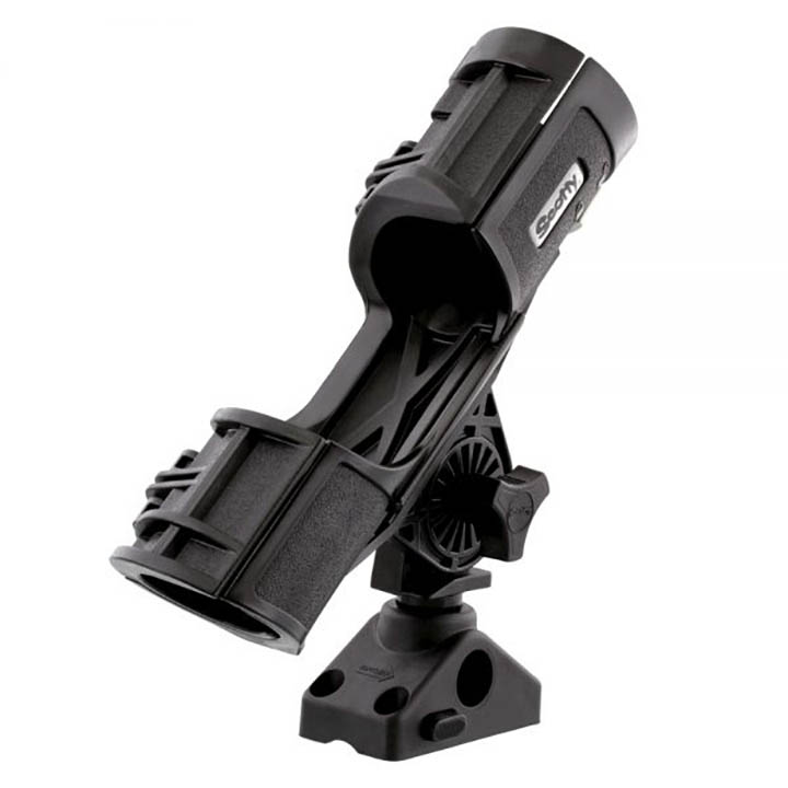 Scotty Orca Rod Holder with Locking Combination Side/Deck Mount Black